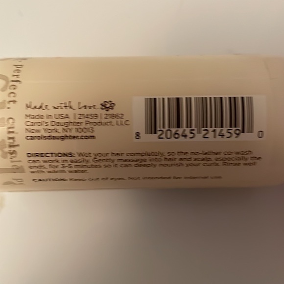 Carols daughter hair milk conditioning cowash. Travel size 60 ml/2oz. - Picture 2 of 6